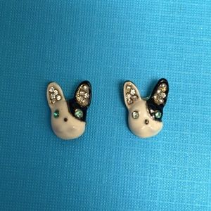 French bulldog earring